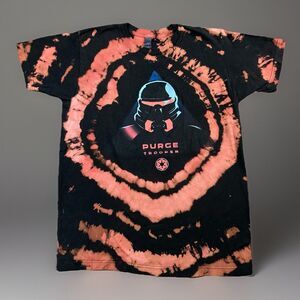 Hot Topic Star Wars Jedi: Fallen Order Purge Trooper T-Shirt Bleach Dyed Mens M